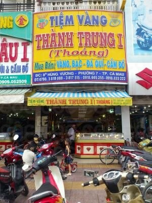 Địa chỉ tiệm vàng Thành Trung